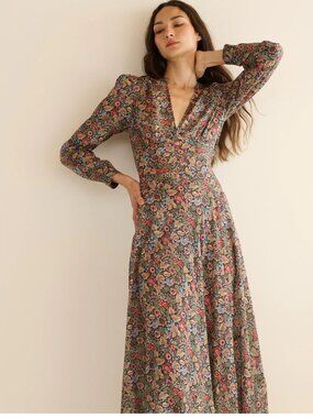 Doen Charleston Dress in Wildberry Thicket-NEW WITH TICKETS